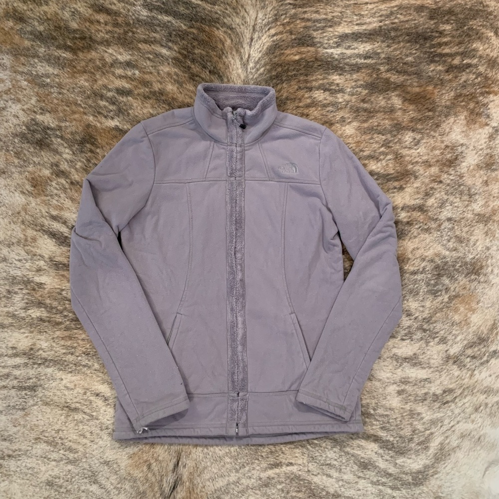 North Face Womens Grey Fleece Jacket Size Small